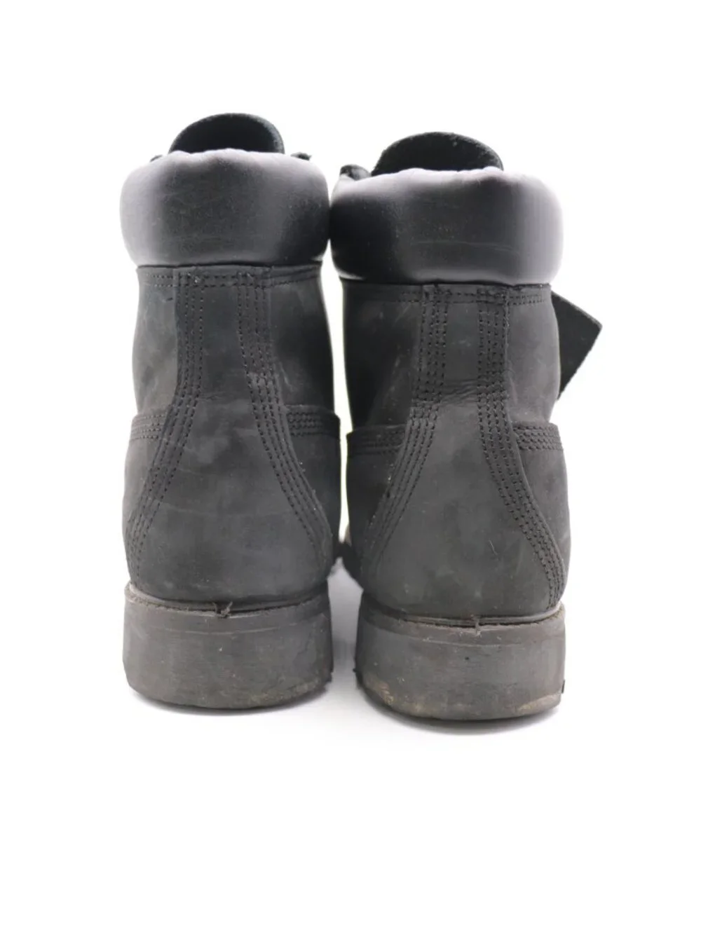 Timberland Premium 6-inch Men's Size 10 M Waterproof Black Nubuck Boots Lace Up